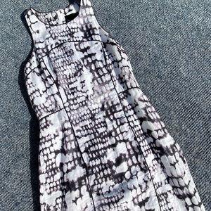 Black and White Designed Dress